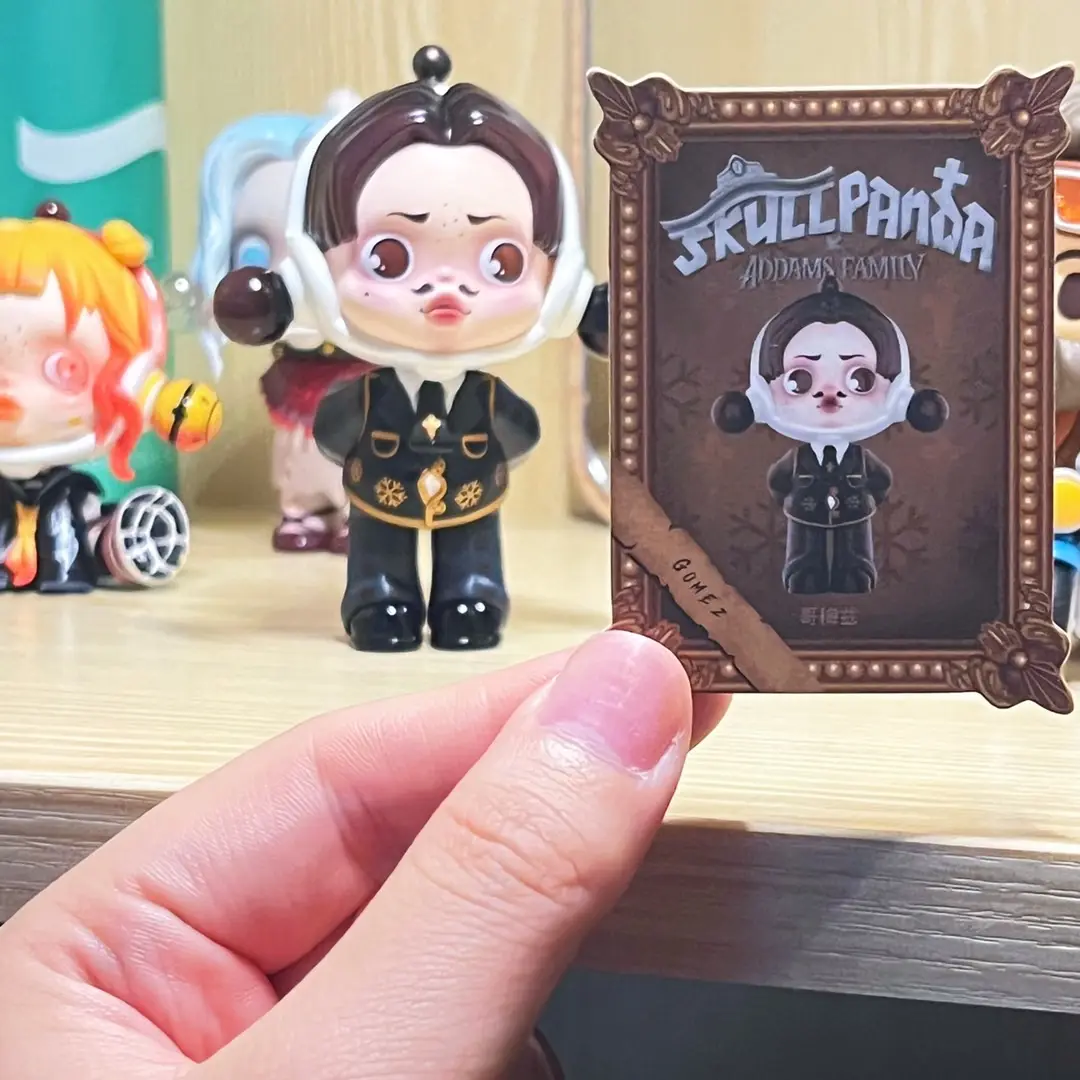 (discontinued) POP MART Skull Panda Vol.6 Adam's Family Blind Box Doll for age 15+