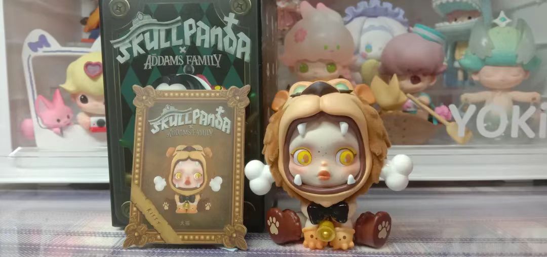 (discontinued) POP MART Skull Panda Vol.6 Adam's Family Blind Box Doll for age 15+