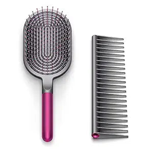 Dyson Ultimate Designed Detangling Comb and Paddle Brush Compatible with Dyson Supersonic Hair Dryer