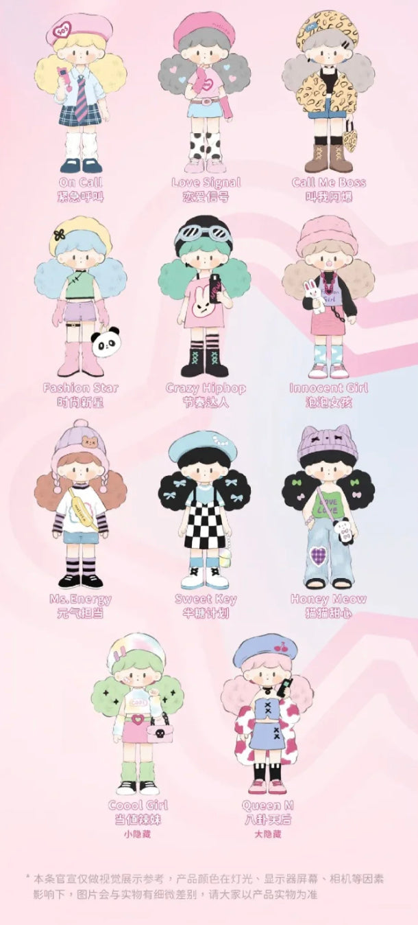 (discontinued) F.UN Molinta Vol.5 Gossip Club Blind Box Doll for age 15+