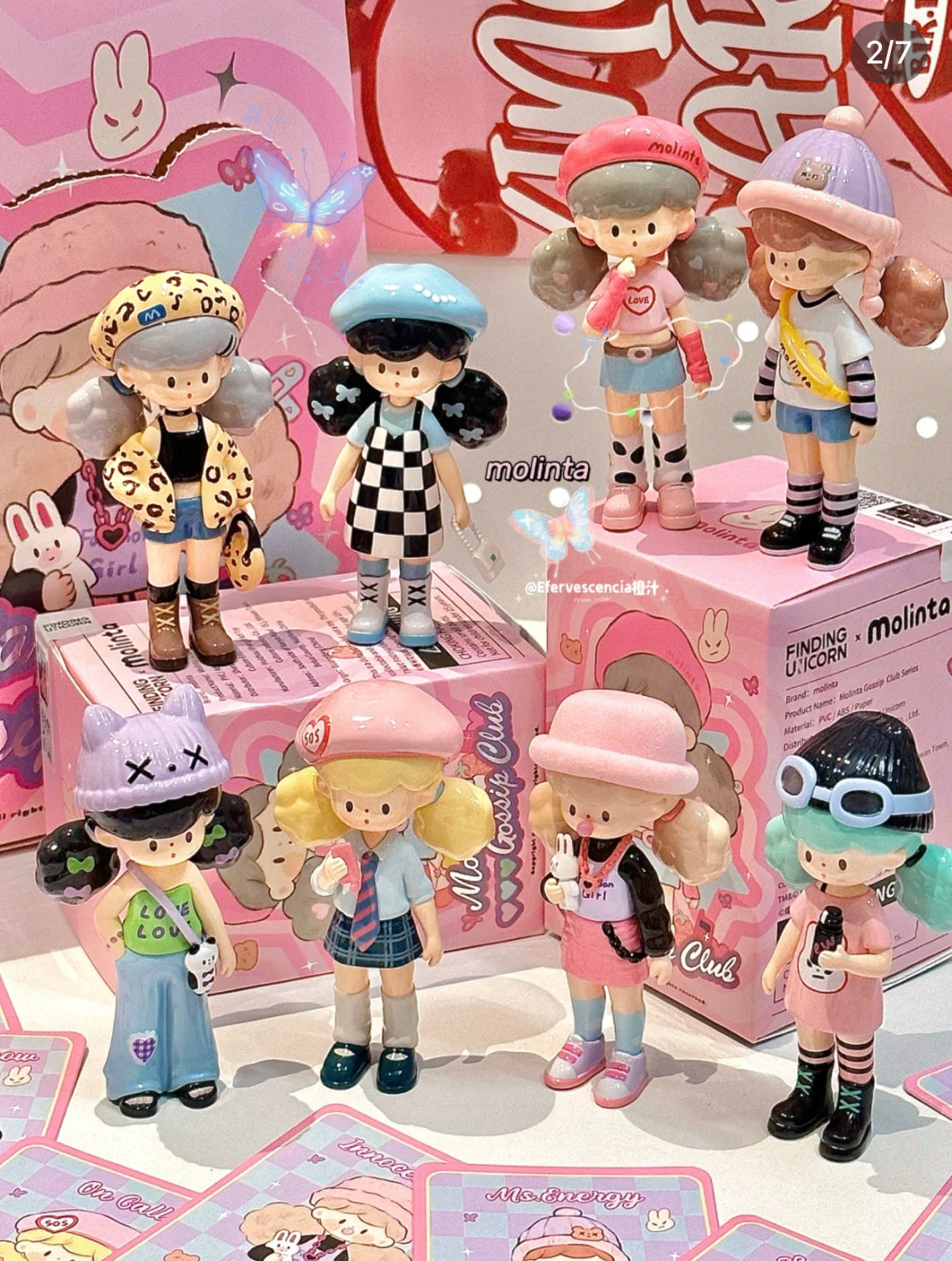 (discontinued) F.UN Molinta Vol.5 Gossip Club Blind Box Doll for age 15+