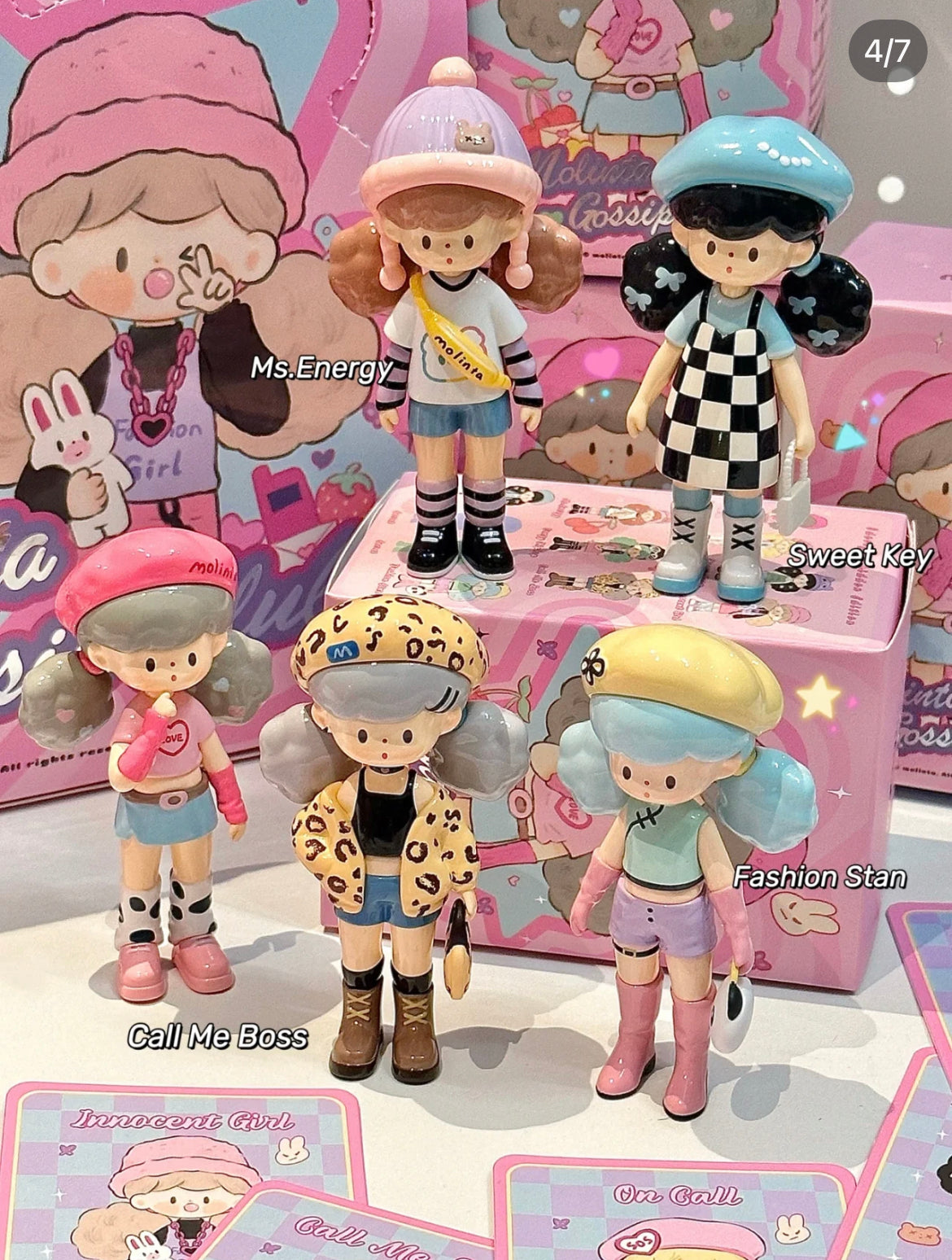 (discontinued) F.UN Molinta Vol.5 Gossip Club Blind Box Doll for age 15+