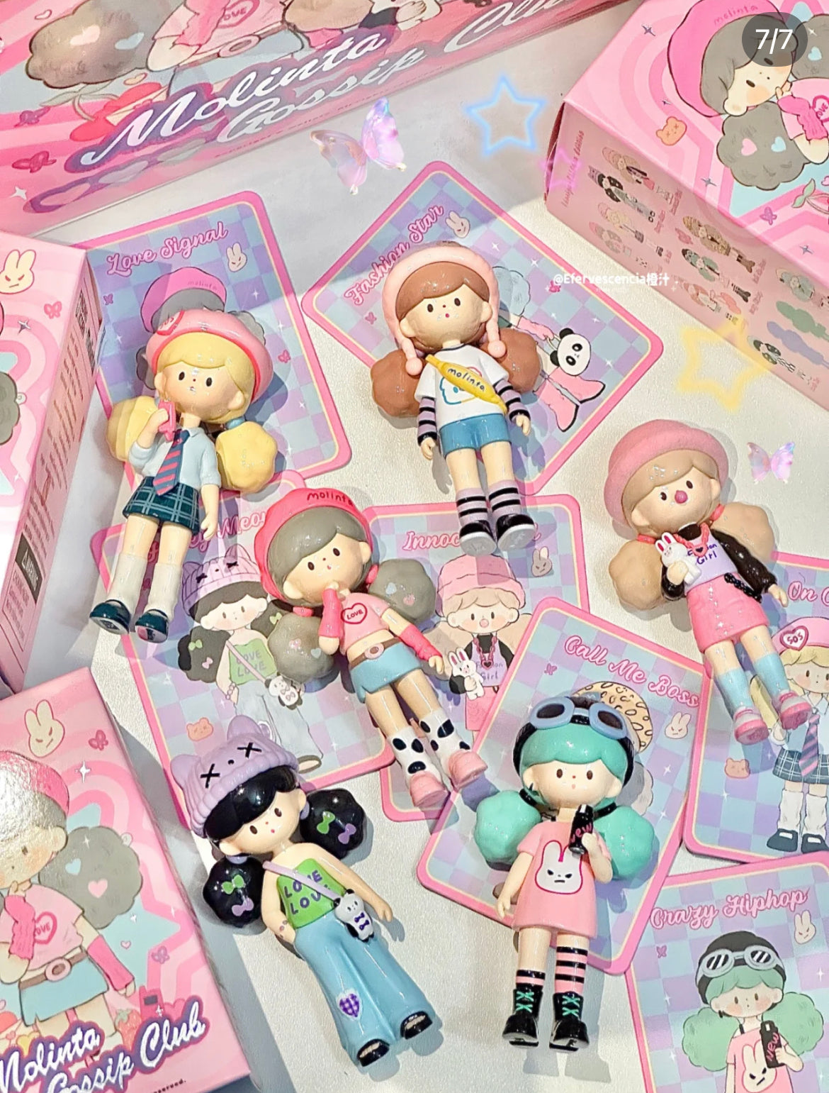 (discontinued) F.UN Molinta Vol.5 Gossip Club Blind Box Doll for age 15+