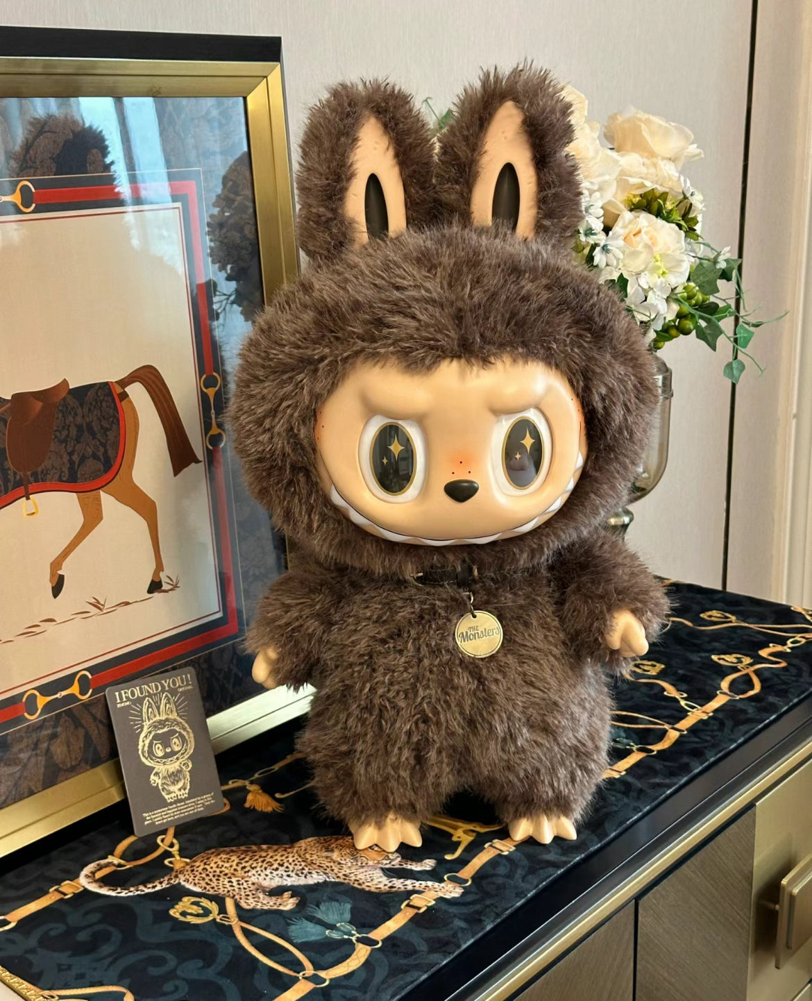 POPM Labubu The Monster Zimomo I Found You Vinyl Face 58cm Plushie