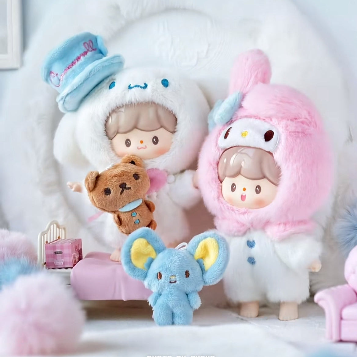 ZZOTOM X Sanrio Love-leagure Buddies Series Plushie Blind Box Doll for age 15+