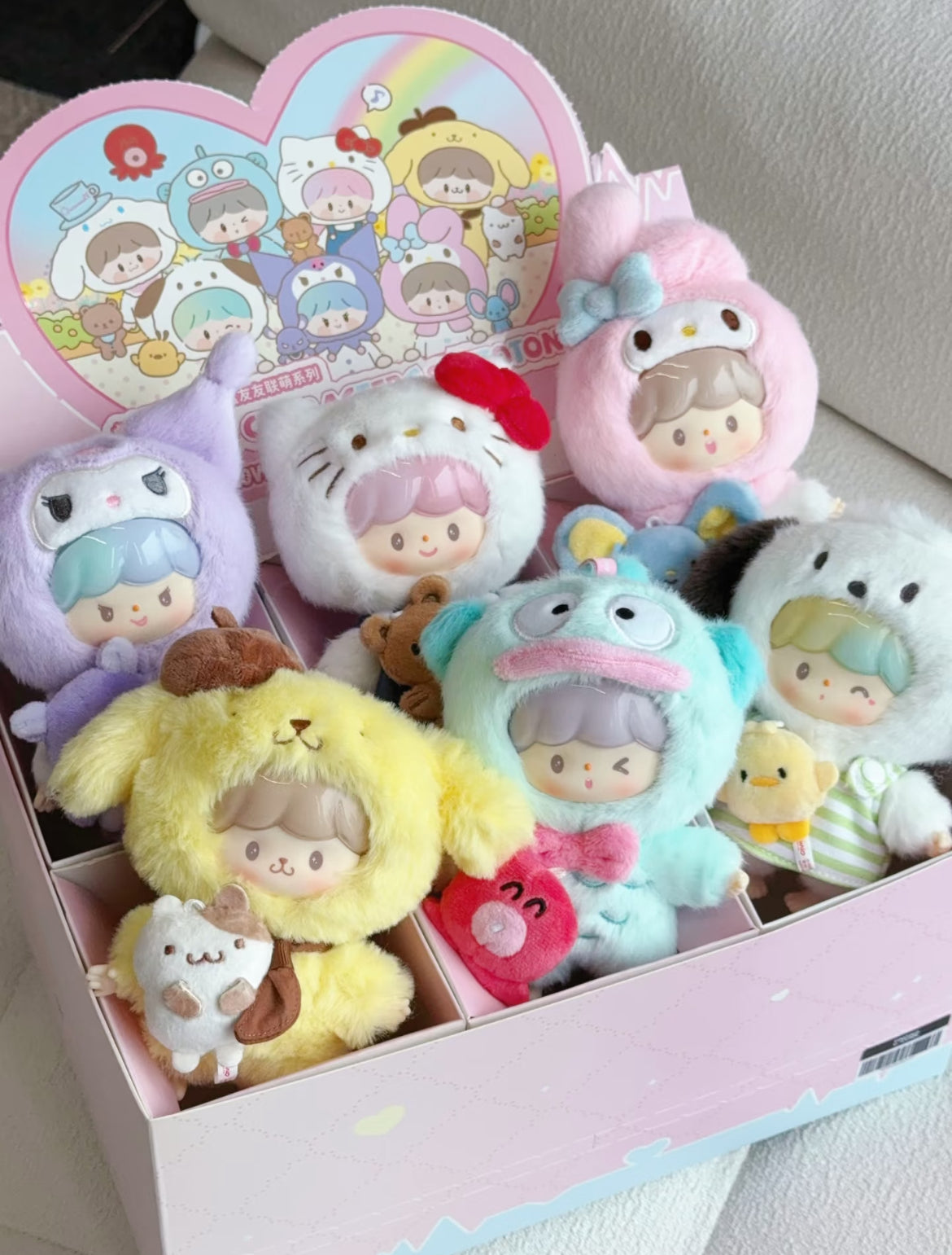 ZZOTOM X Sanrio Love-leagure Buddies Series Plushie Blind Box Doll for age 15+