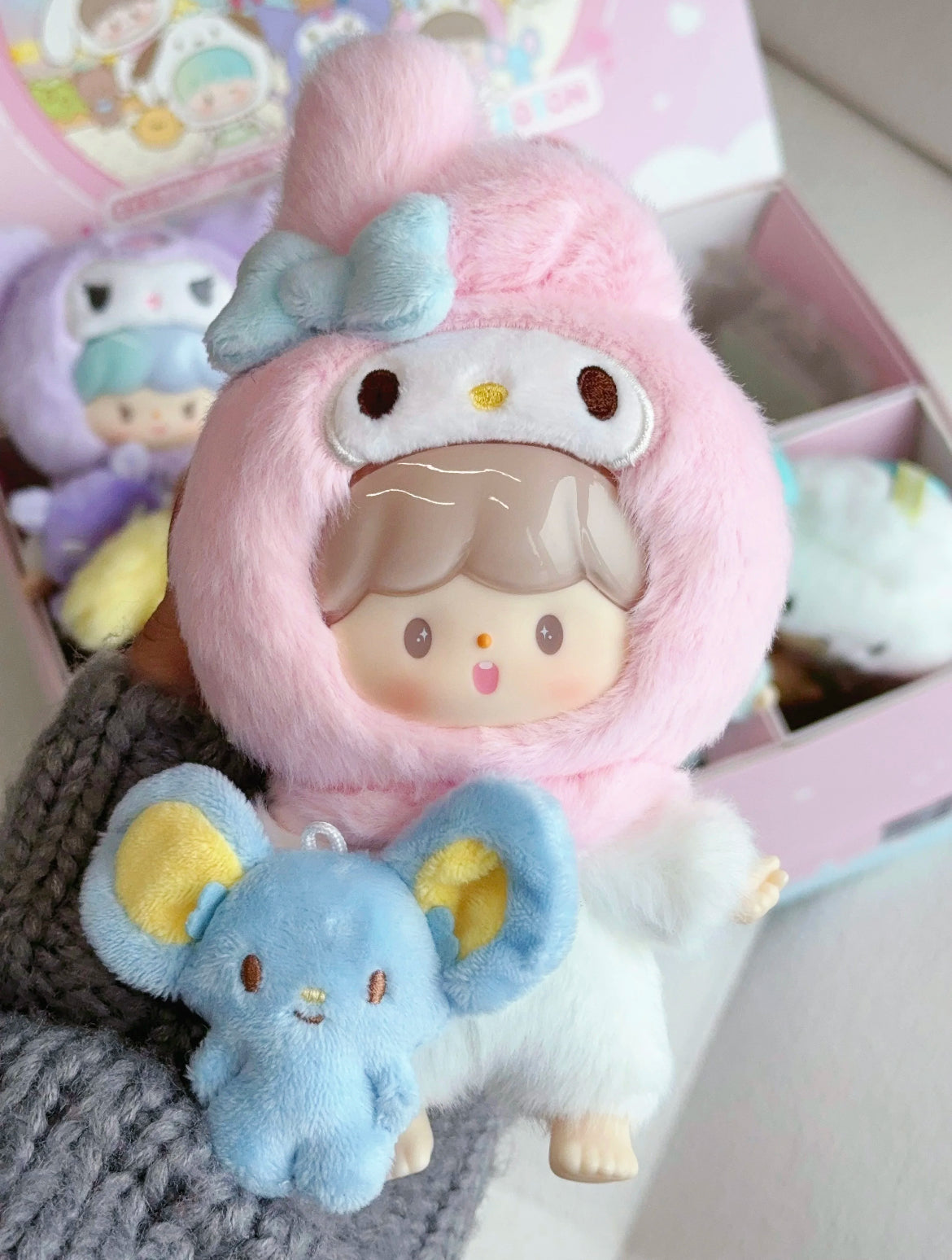 ZZOTOM X Sanrio Love-leagure Buddies Series Plushie Blind Box Doll for age 15+