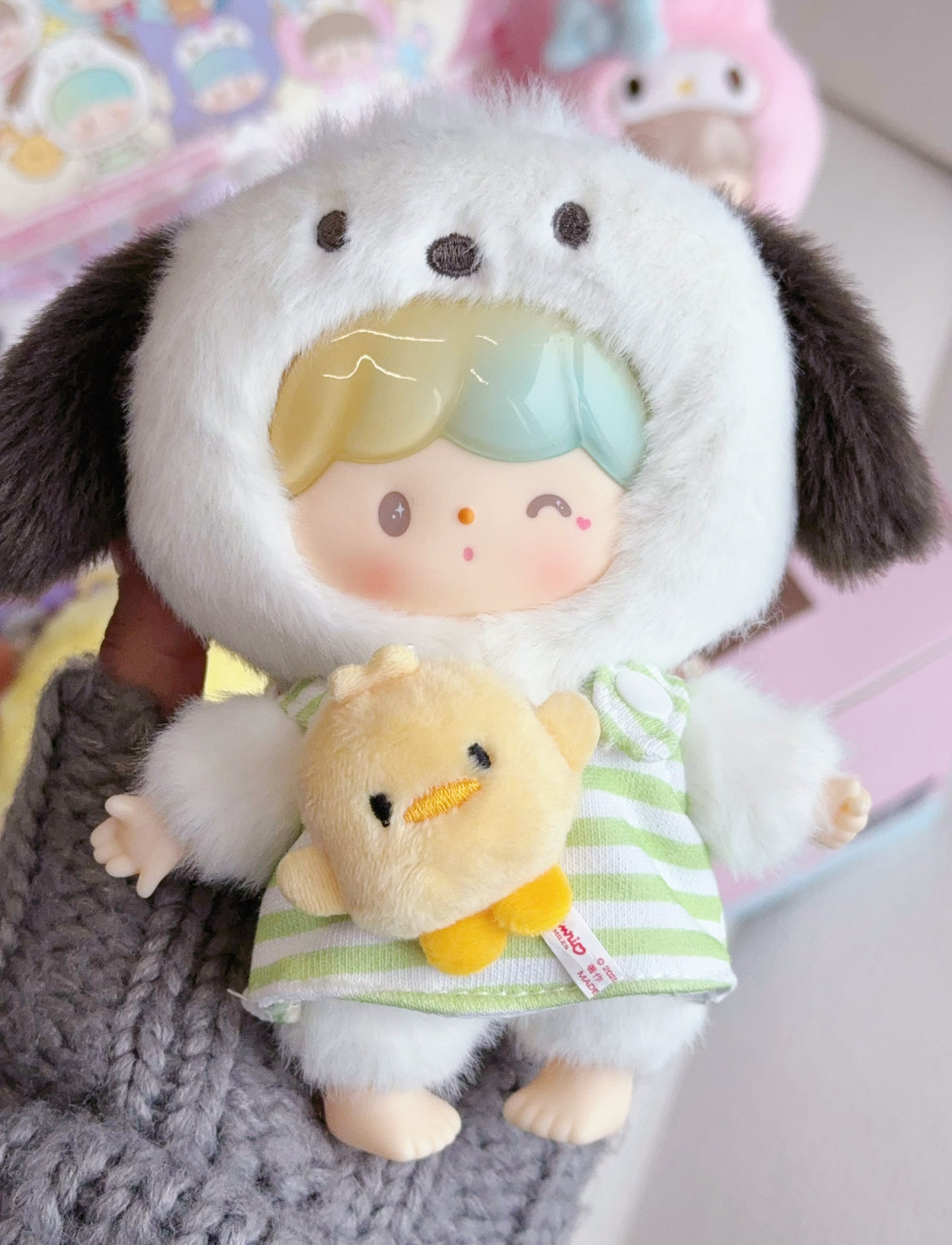 ZZOTOM X Sanrio Love-leagure Buddies Series Plushie Blind Box Doll for age 15+