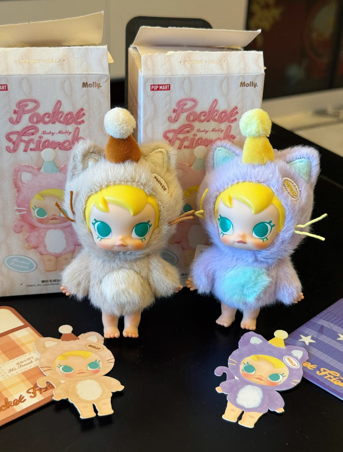 POPM Molly Baby Molly Pocket Friends Plush Pendant Blind Box For Age 15+