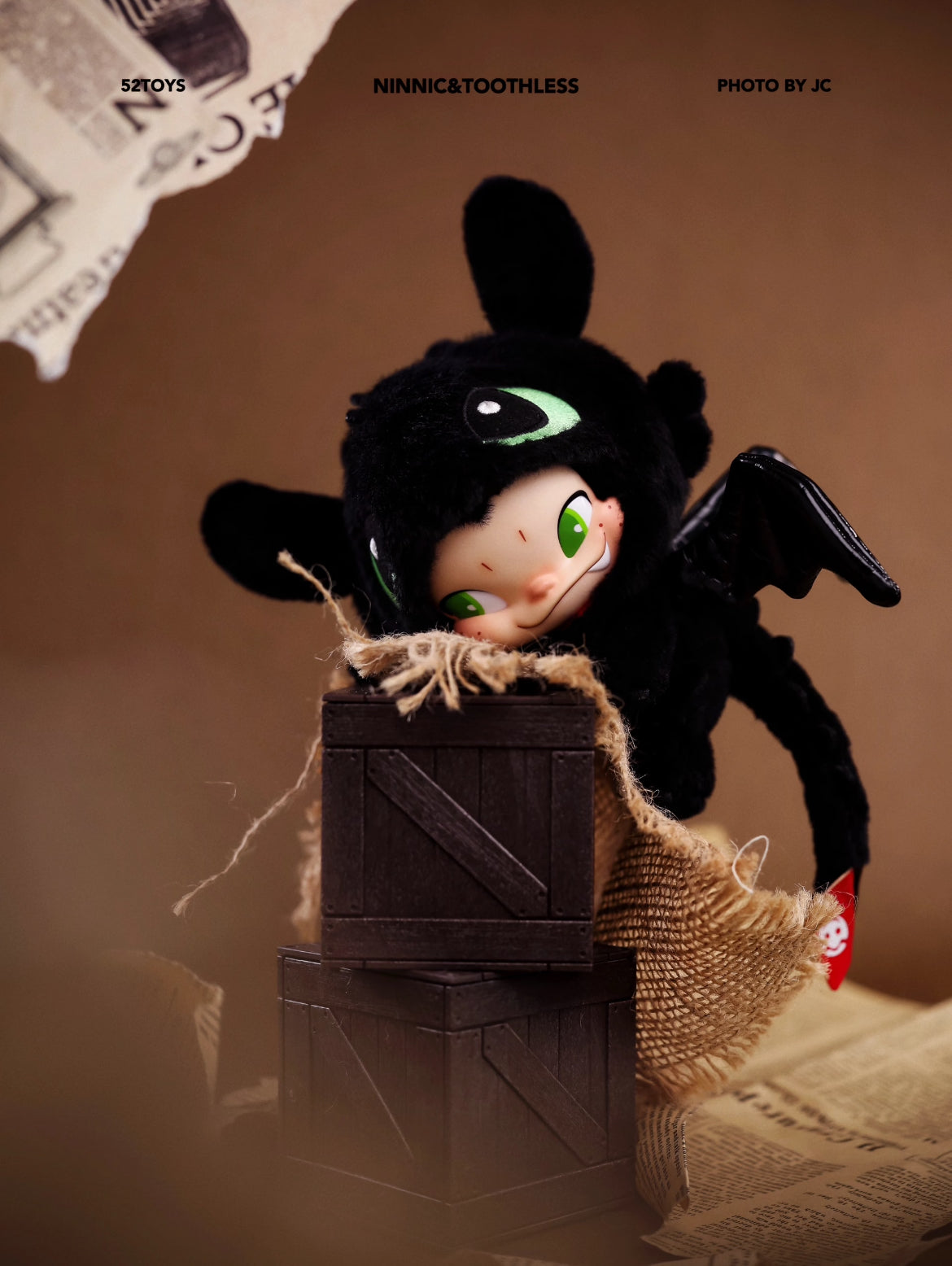 52Toys NINNIC X DRAGONS limited plushie pendant