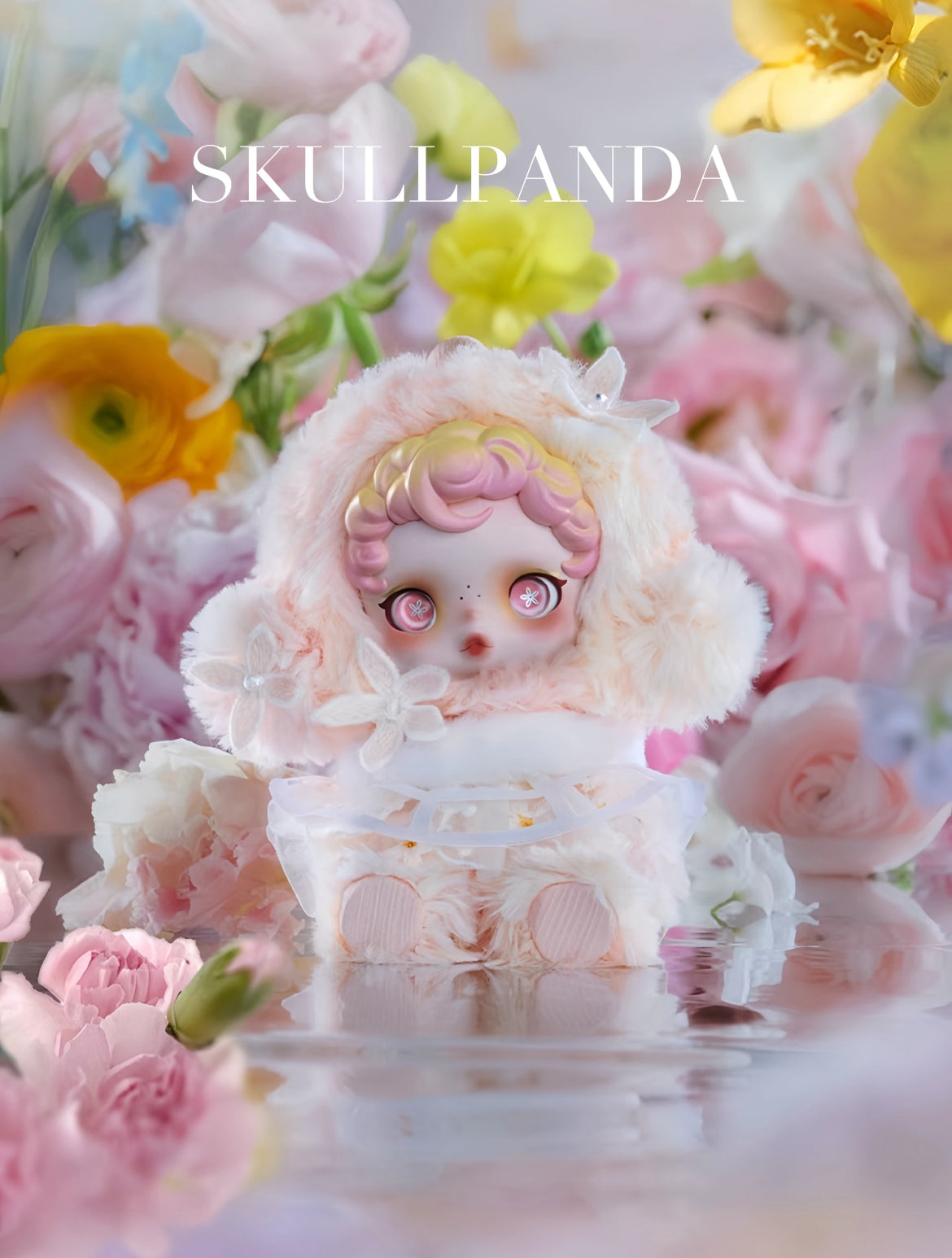 (NEW) POPMART Skull Panda L'impressionnisme Vinyl Face Plushie Pendent Blind Box Doll for age 15+