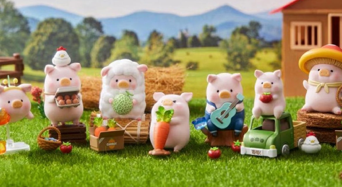 52Toys Lulu The Piggy My Sweet Farm Garden Series B Box Doll for ages 15+