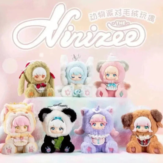 Ninizee Animal Party Plush Doll Series Blind Box For Age 15+