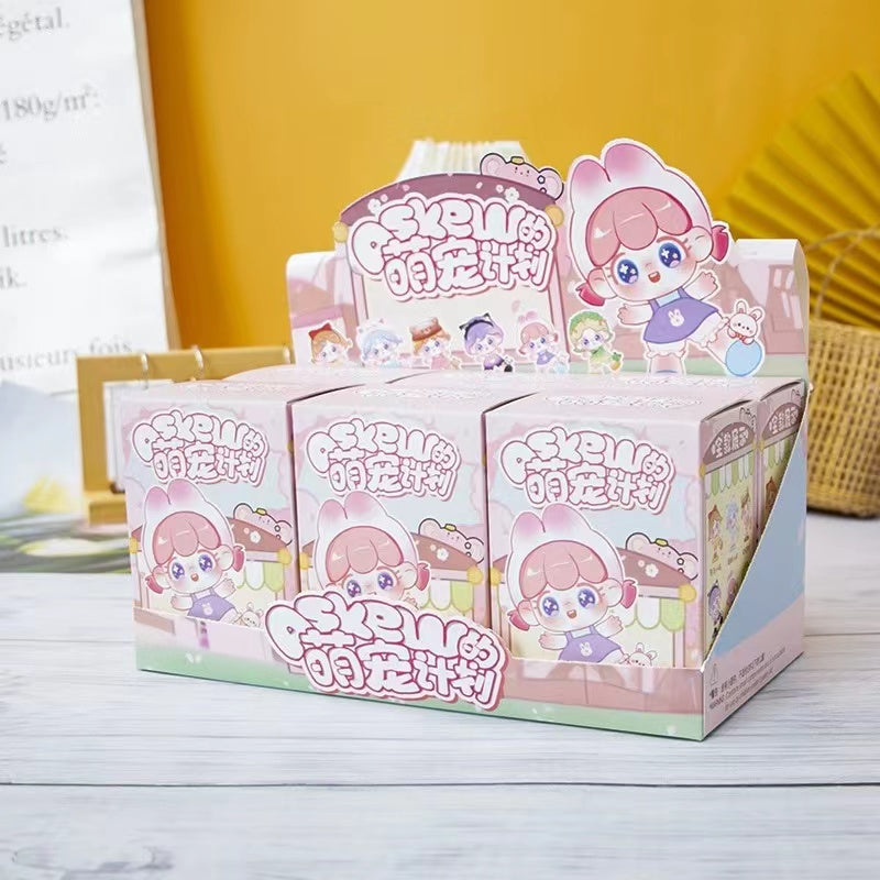 Waiwai's cute pet plan blind box for 15 ages