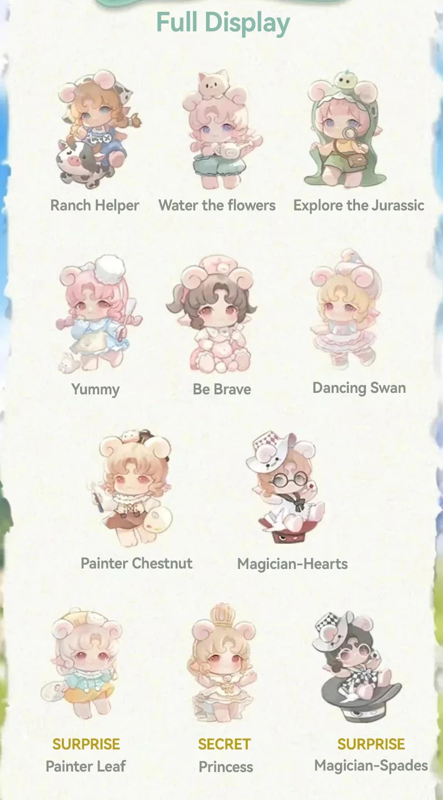 MI JUAN(Baby MiMia)Big Dreamer Series Blind Box for ages 15+