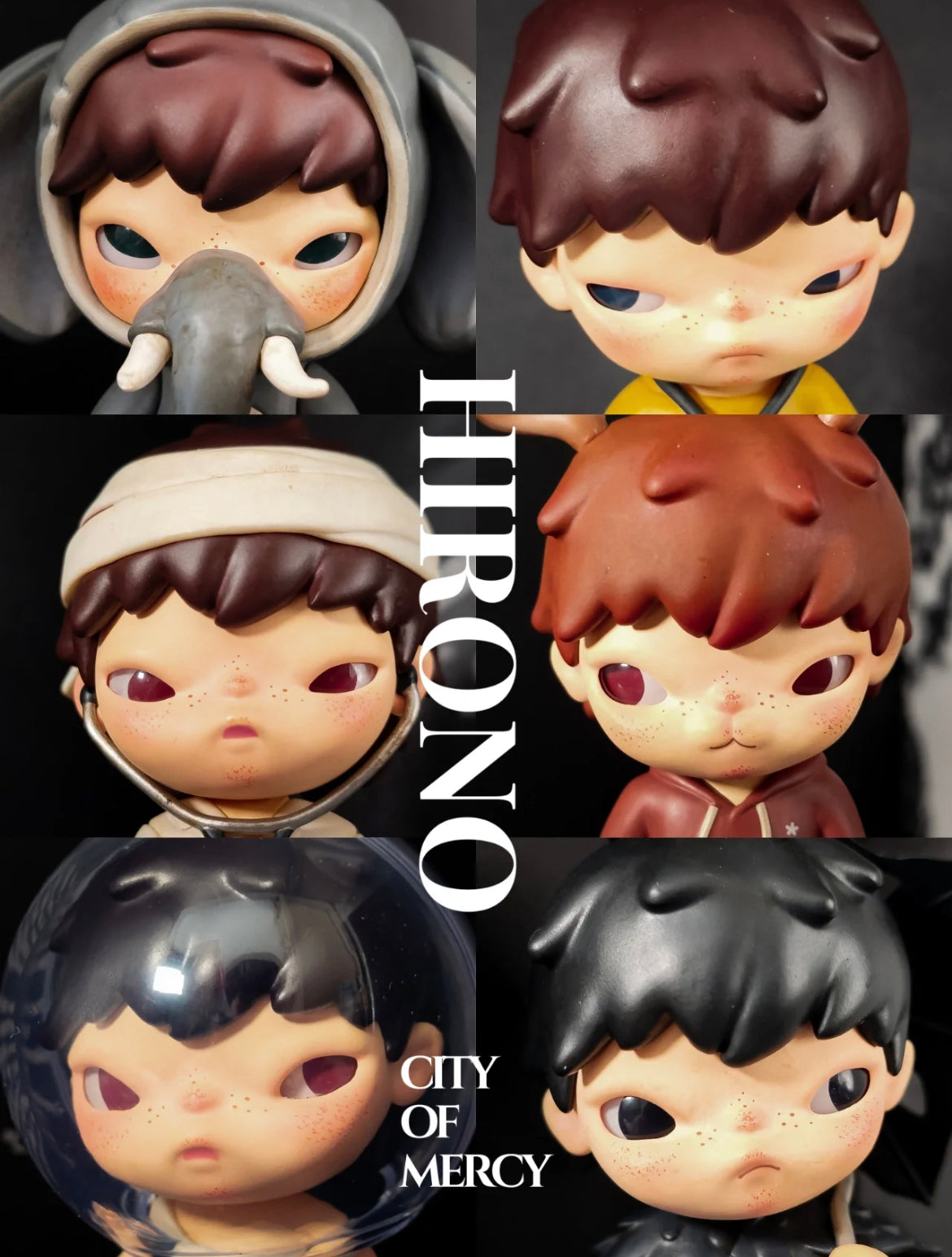 (discontinued) POP MART Hirono Vol.3 City of Mercy Blind Box Doll for ages 15+