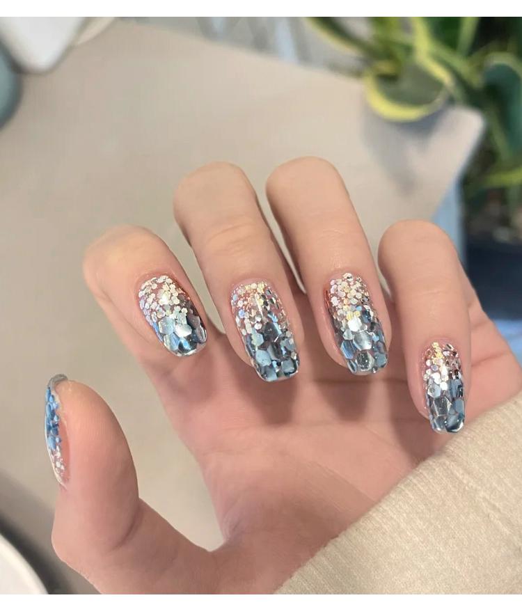 DIY Glitters Nail Art Decorations Decals Rhinestone Nail Accessories Charms littleB_s_miniworld