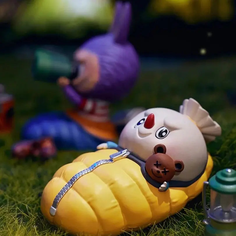 The Monster Camping Labubu Blind Box Doll littleB_s_miniworld