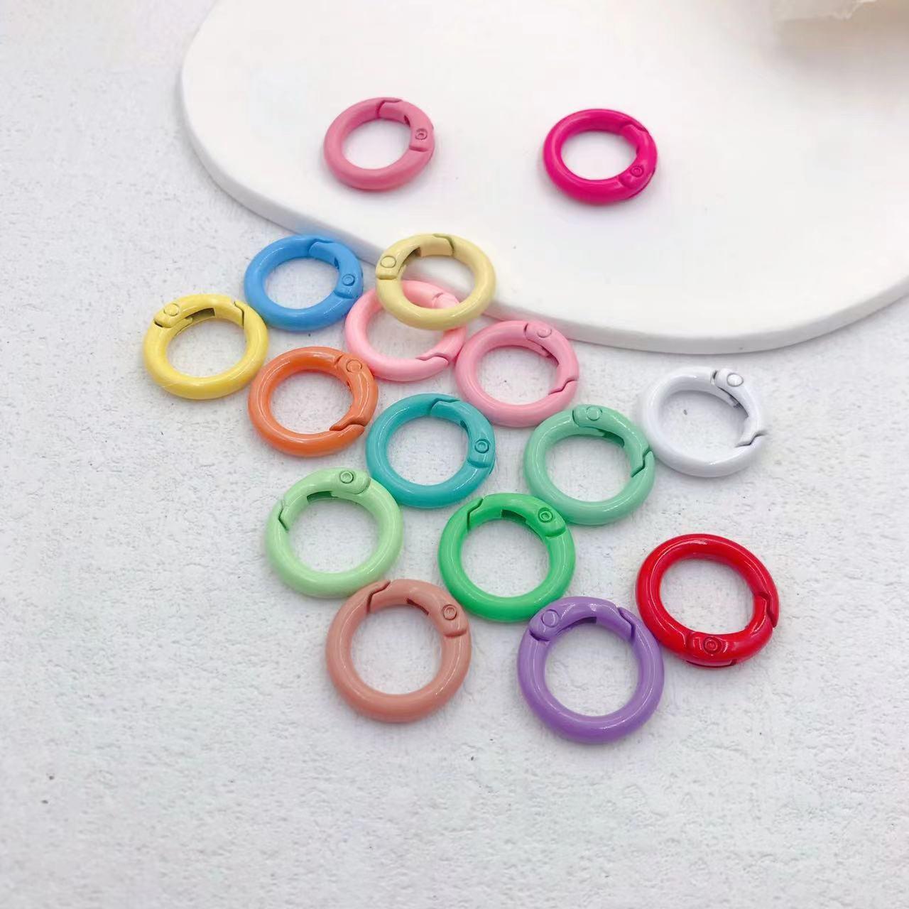 Spring Ring and Connector for DIY Keyring and Accessories