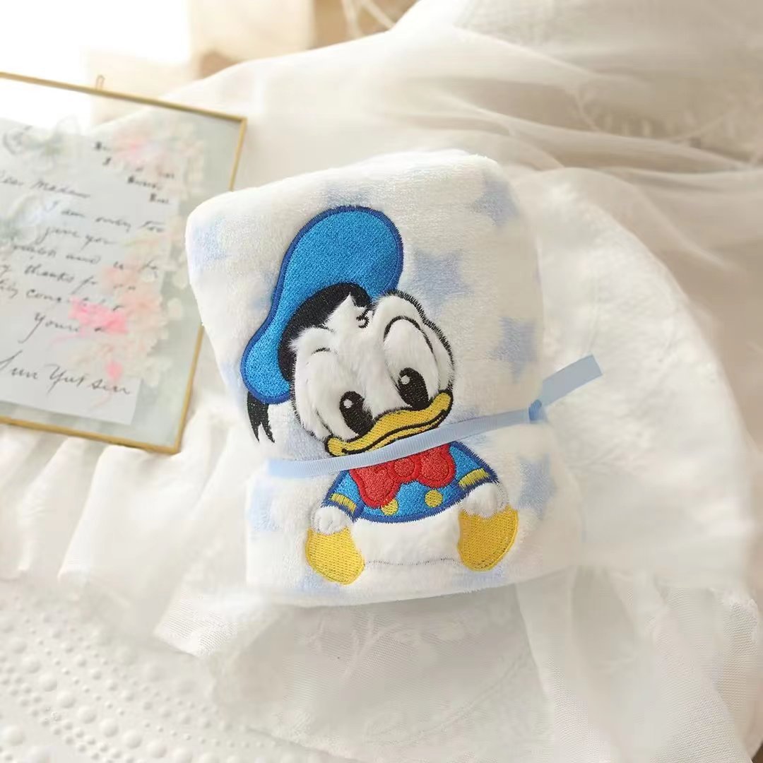 Disney Character Fuzzy Throw Blanket Baby Blanket