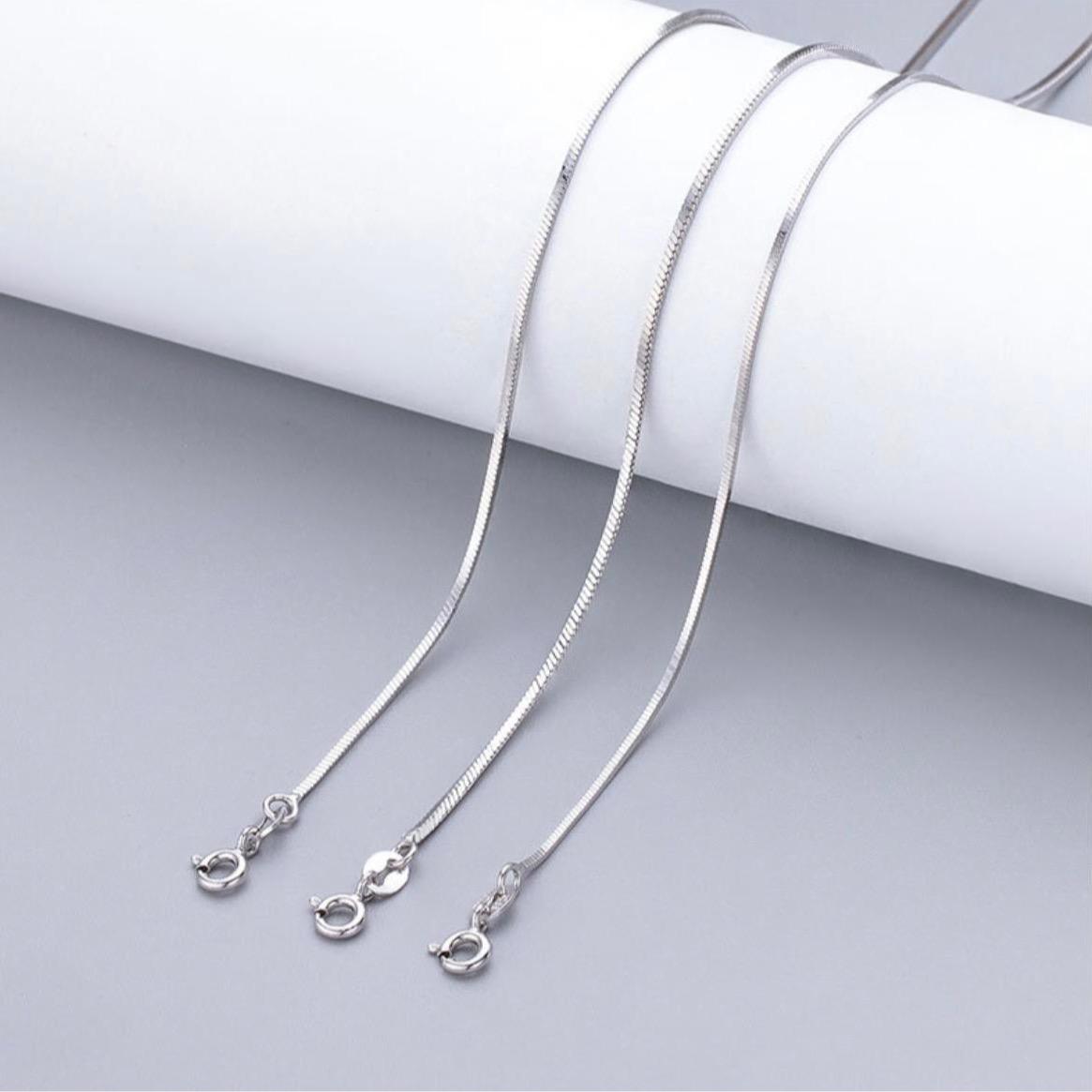 (No.15 925 Sterling Silver) Chain & Clasp Collection Universal Chain Beading Chain