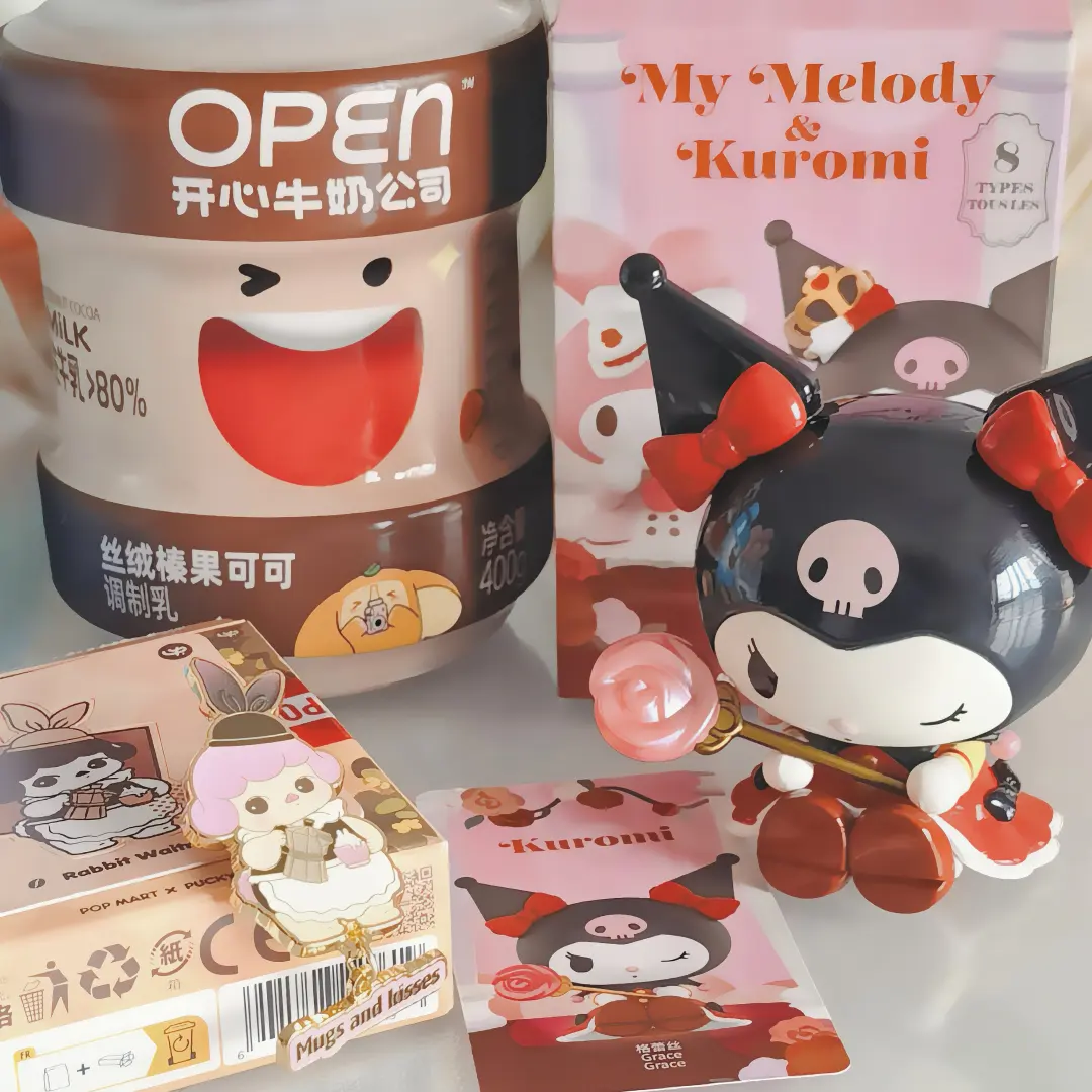 Sanrio Miniso Melody And Kuromi Rose & Earl Series Blind Box Doll for ages 15+