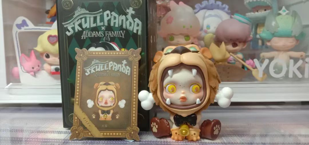 POP MART Skull Panda Vol.6 Adam's Family Blind Box Doll for age 15+