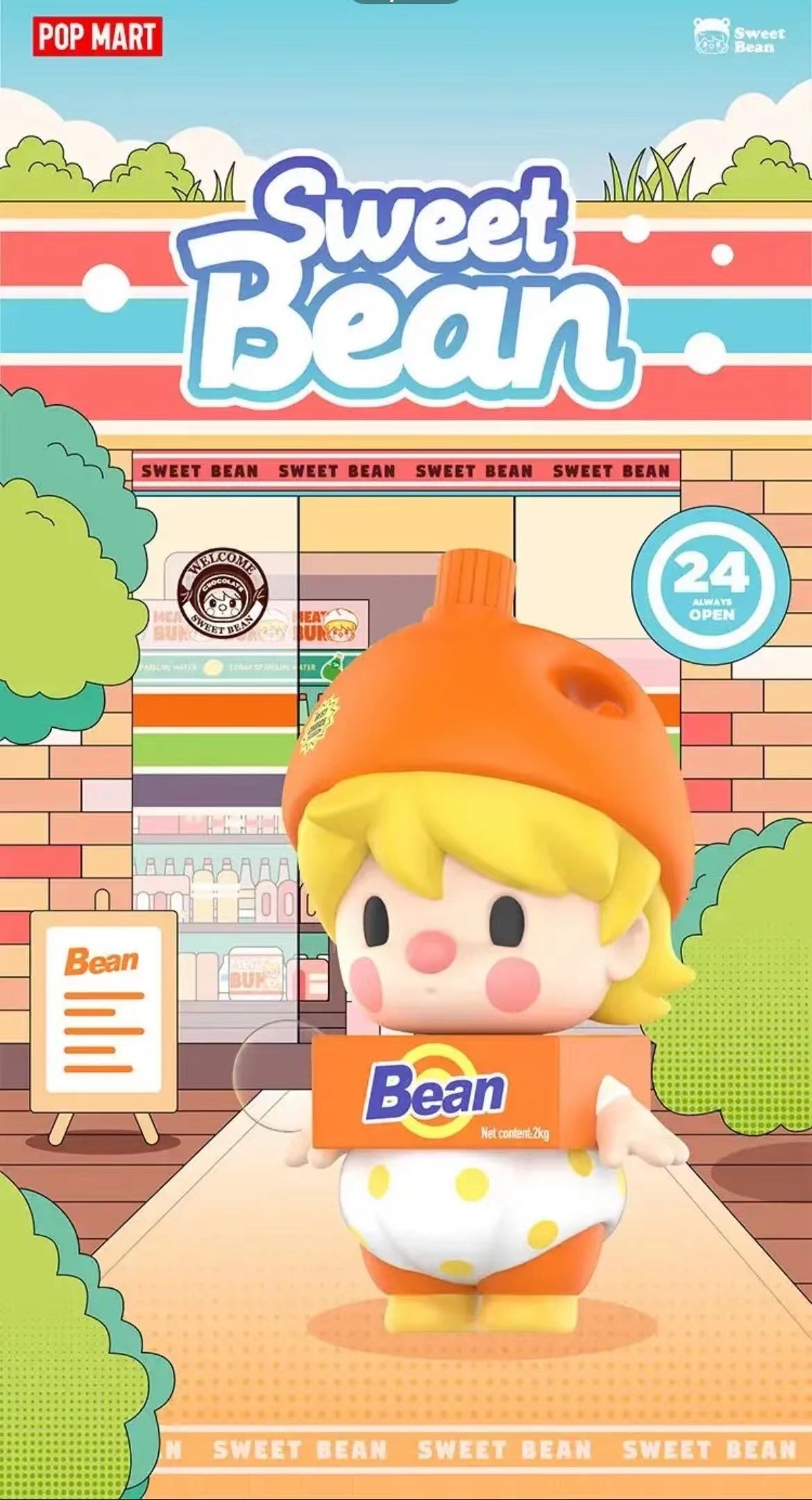 POP MART Sweet Bean Supermarket VOL.2 Blind Box Doll for age 15+