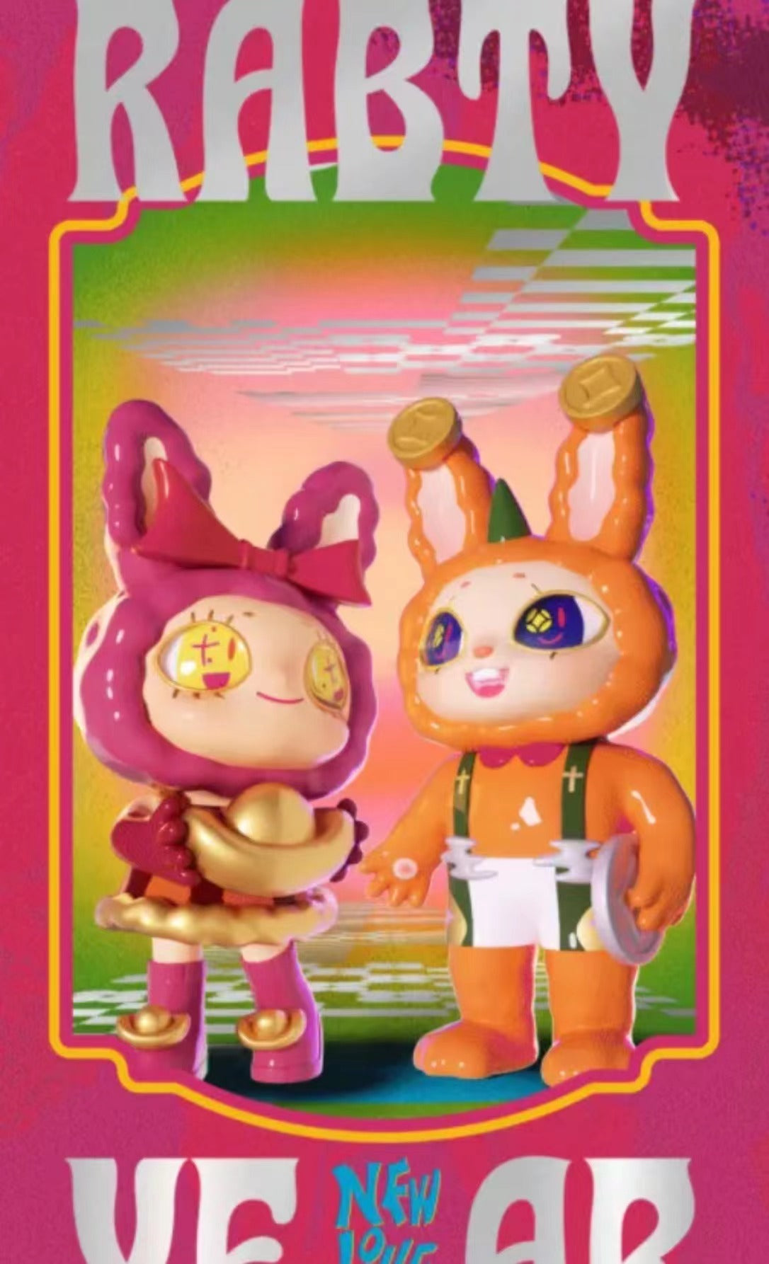 F.UN Agan Rabbit New Year Blind Box Doll for ages 15+