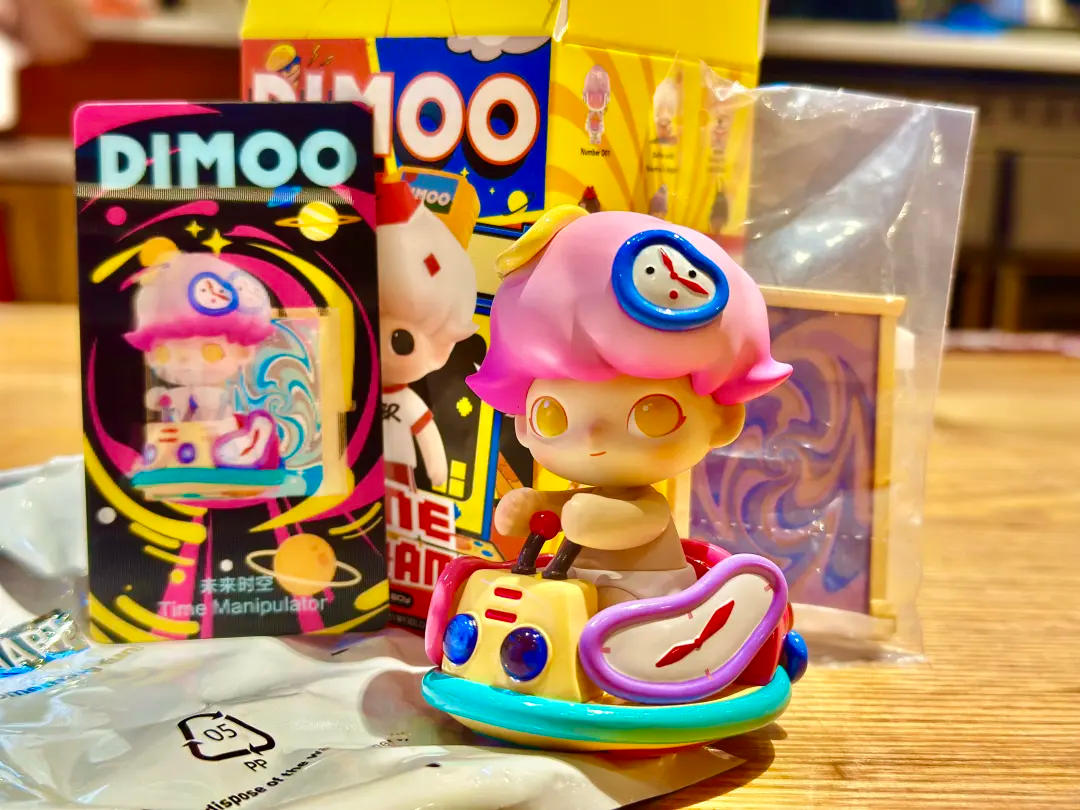 POP MART Dimoo Time Roaming Series Blind Box Doll for ages 15+