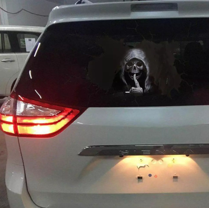 Halloween Scary Skeleton Car Window Stickers