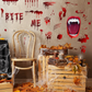 Halloween Blood Prints Decorative Wall Stickers