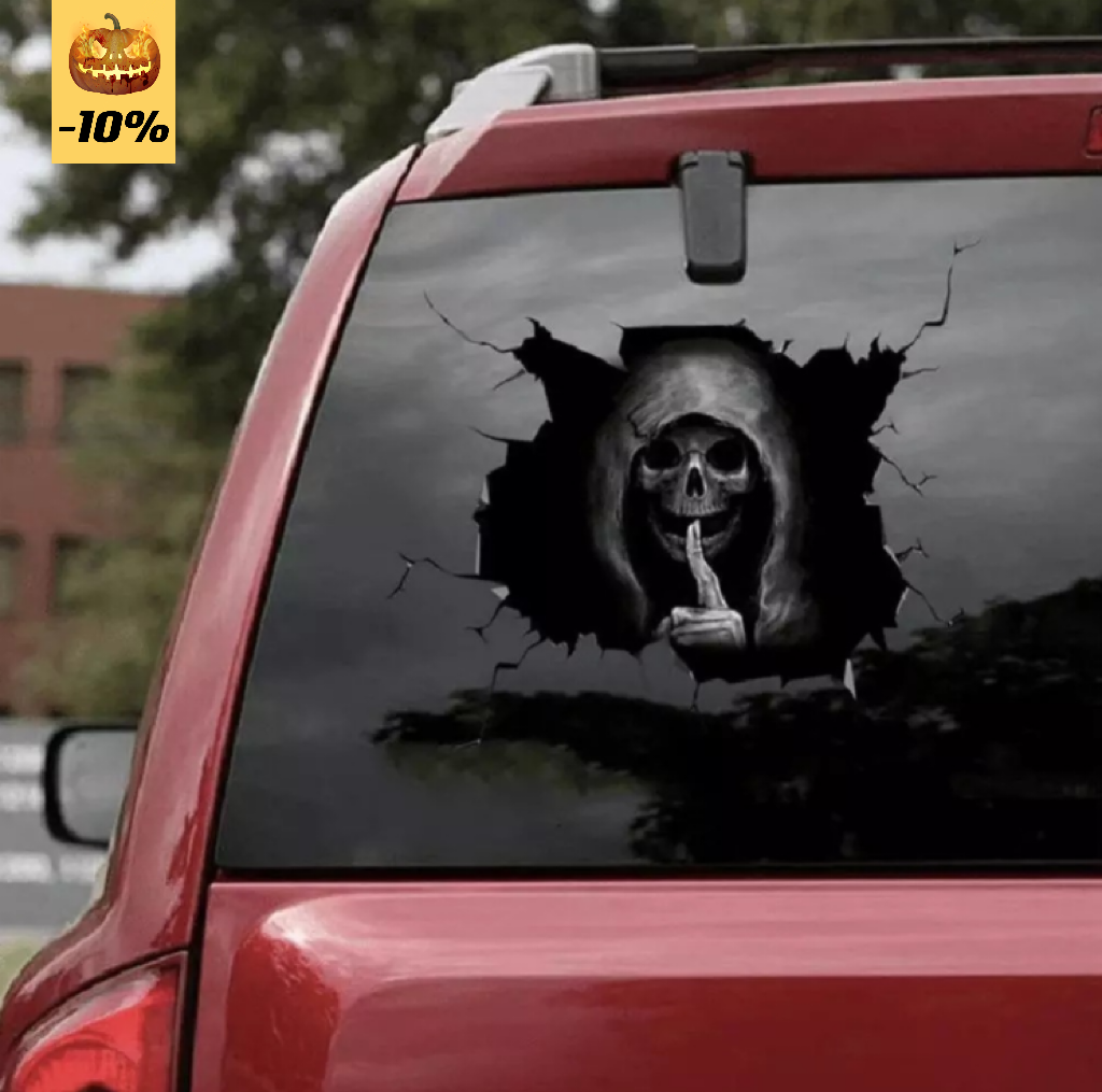 Halloween Scary Skeleton Car Window Stickers