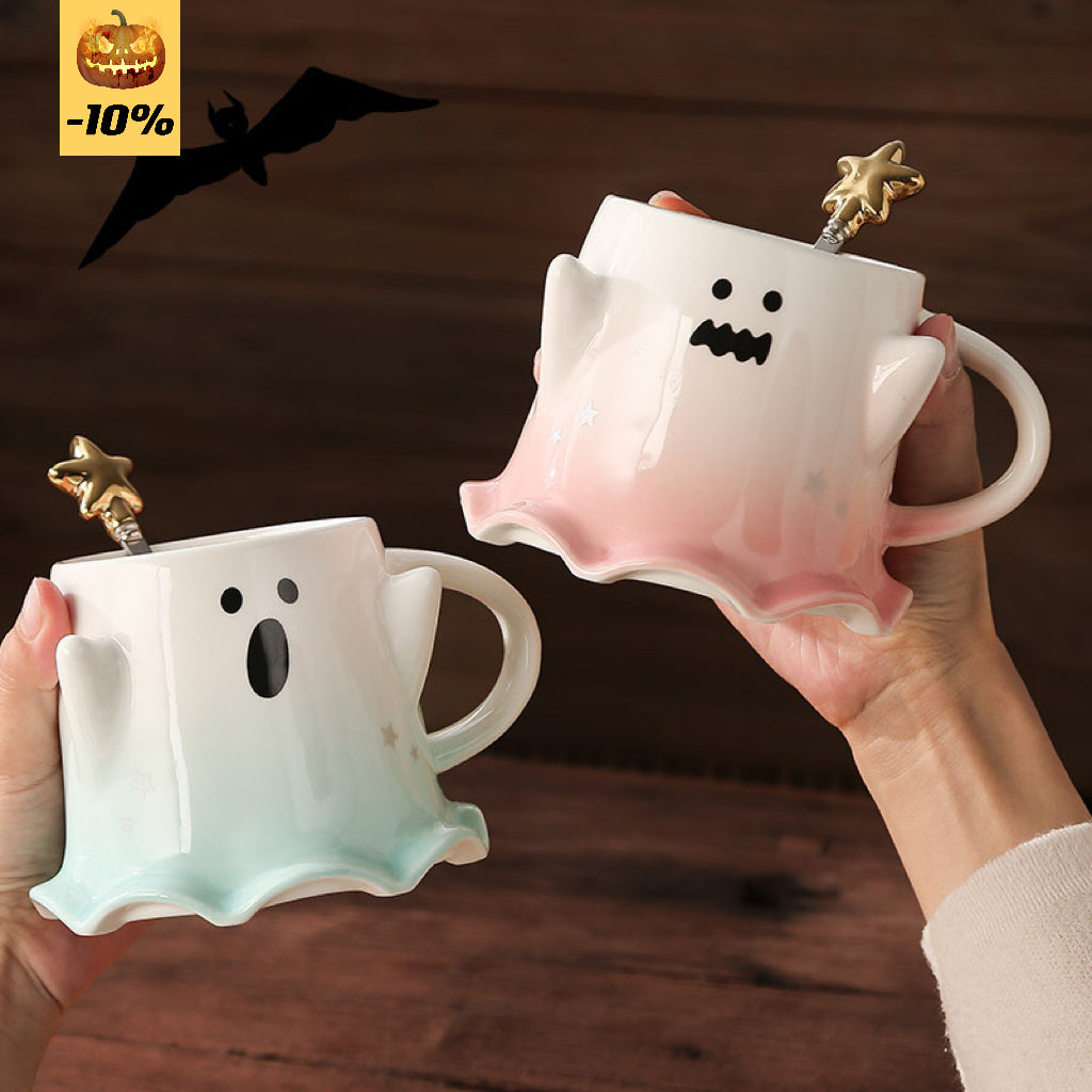 Halloween Ghost Ceramic Mug