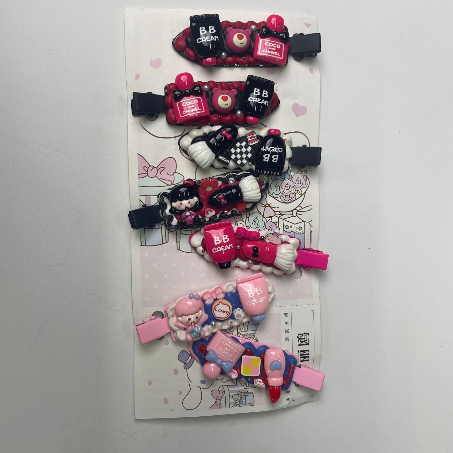 Handmade hair-clips