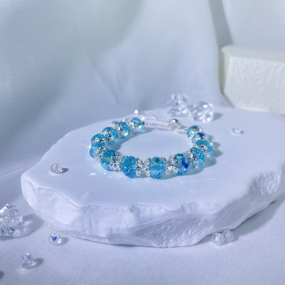 Teal Blue K9 ring and bracelet collection