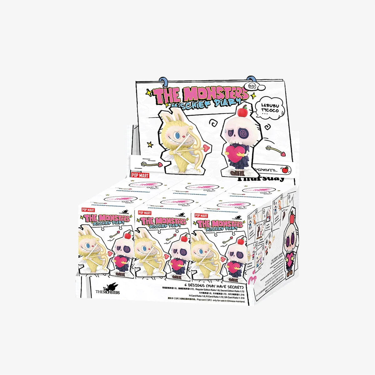 THE MONSTERS Mischief Diary Series Blind Box For Age 15+