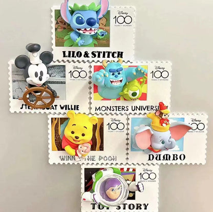 Disney 100th anniversary vintage stamp Series Blind Box For ages 15+