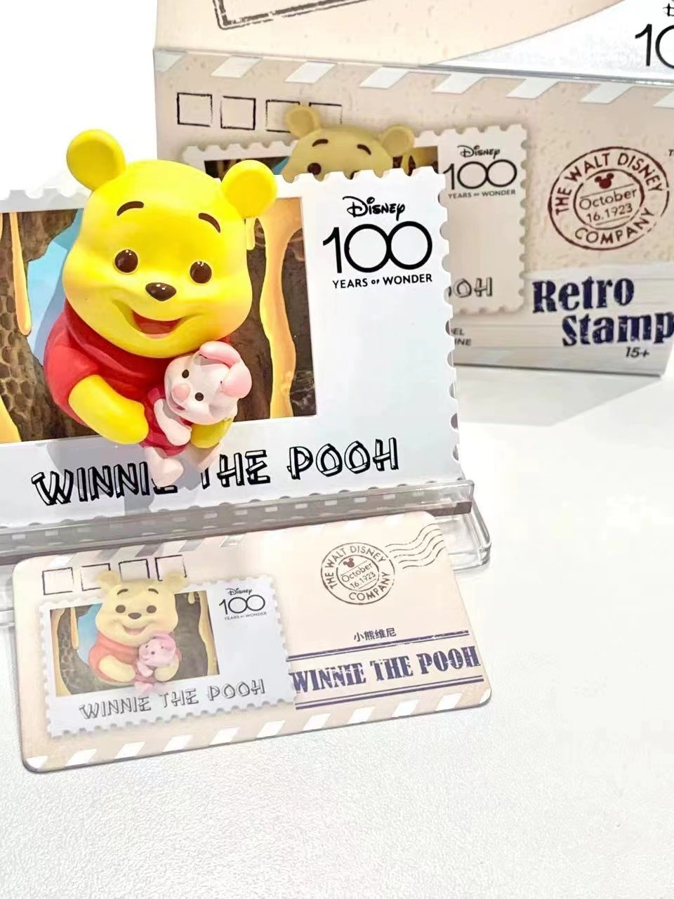 Disney 100th anniversary vintage stamp Series Blind Box For ages 15+