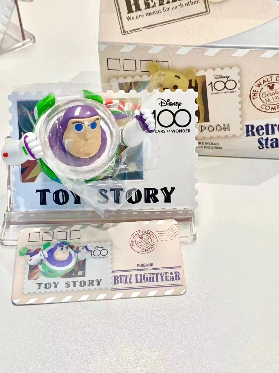 Disney 100th anniversary vintage stamp Series Blind Box For ages 15+