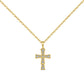 CROSS S925 Sterling Silver Zirconia Super Sparkling Necklace Hippop Necklace