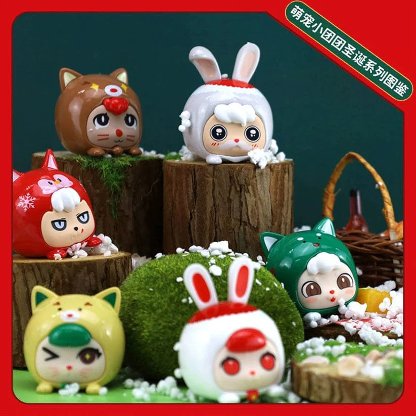 Cute Pet Bean Christmas Series Blind Box For Age 15+