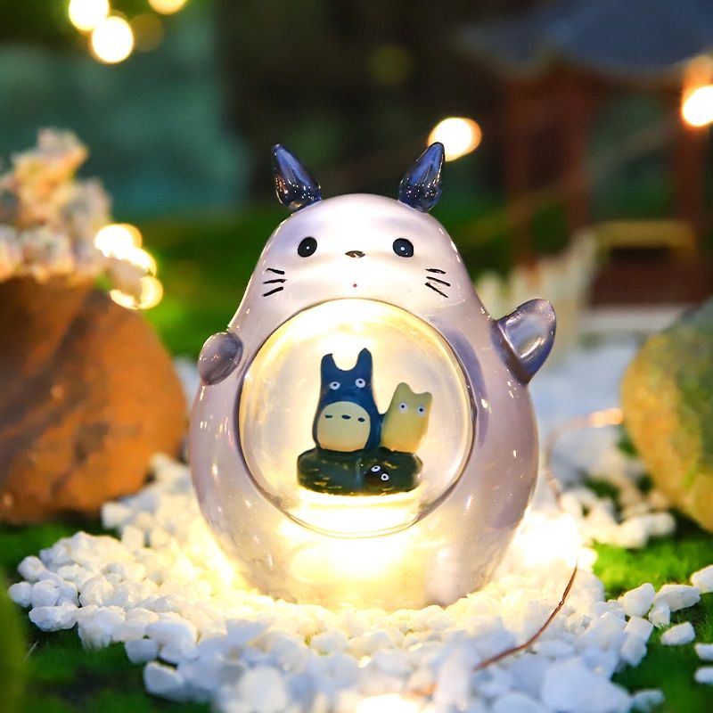 Ghibli studio Miyazaki's Fairy Tales Totoro lamp doll Bbox figurine for ages 15+