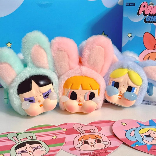 POPM Crybaby × The Powerpuff Girls Vinyl Face Plushie Pendant Blind Box