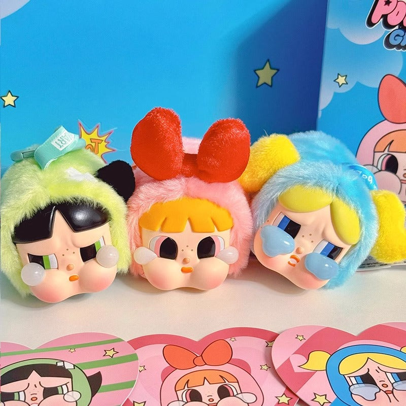 POPM Crybaby × The Powerpuff Girls Vinyl Face Plushie Pendant Blind Box