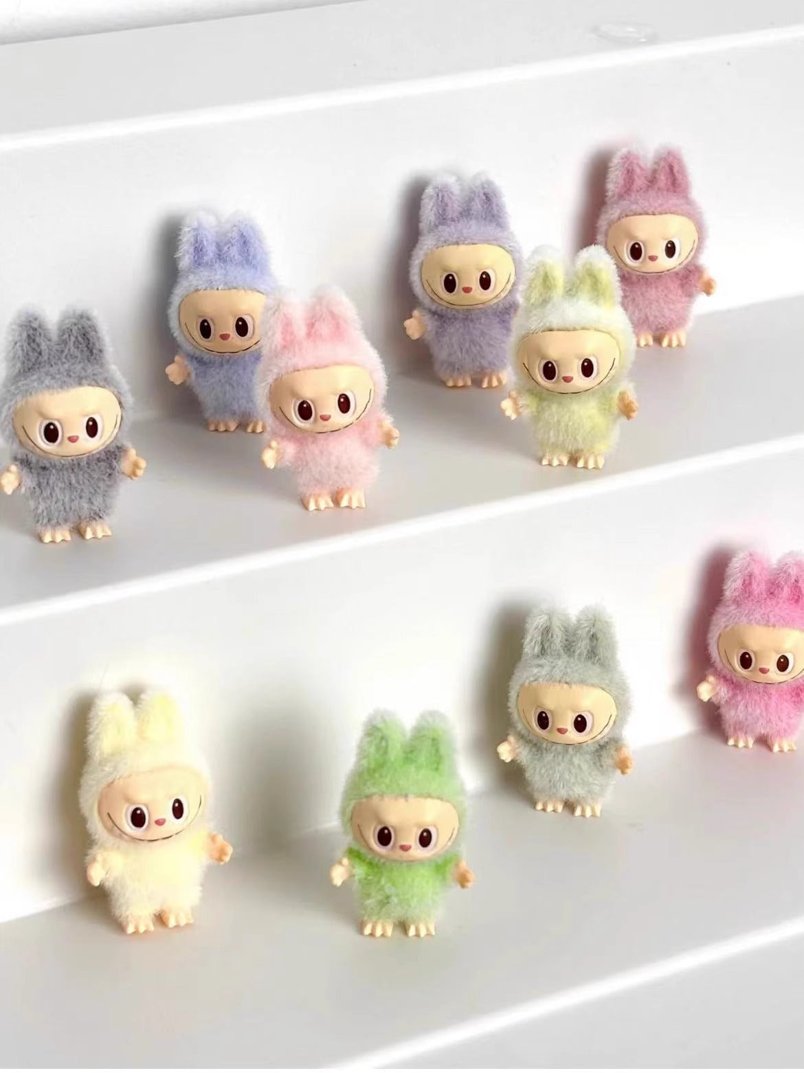 (Exclusive) LABUBU DIY Flocked MINI Doll 4cm