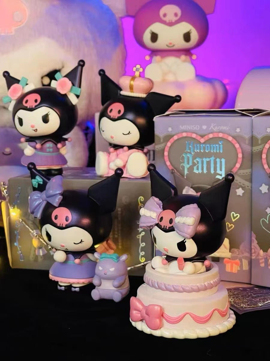 Sanrio Kuromi Birthday Party Series Blind Box Doll for ages 15+