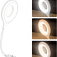 Voice Control USB Light for Laptop Keyboard LED Reading Lamp Portable Small Night Light with Flexible Gooseneck