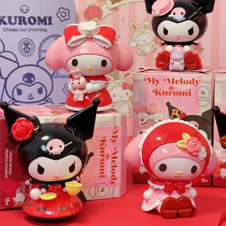 Sanrio Miniso Melody And Kuromi Rose & Earl Series Blind Box Doll for ages 15+