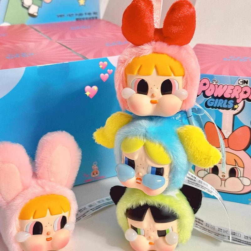 POPM Crybaby × The Powerpuff Girls Vinyl Face Plushie Pendant Blind Box